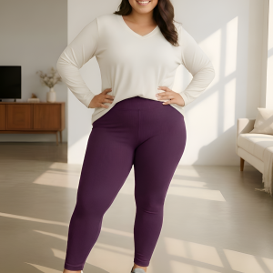 Kadın Büyük Beden Çelik İnterlok Kumaş Toparlayıcı Tayt